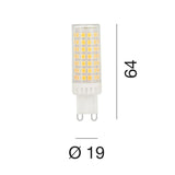 LAMPADINA G9 LED 6W