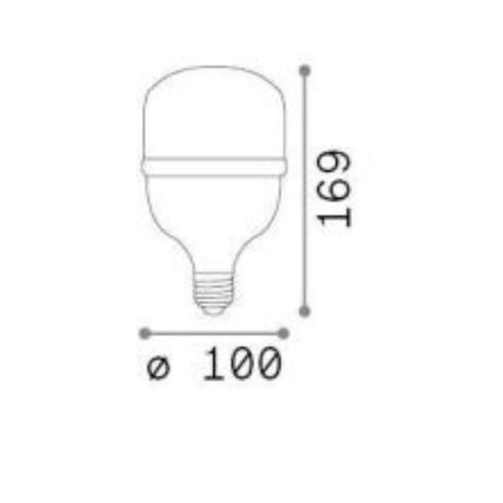 LAMPADINA E27 LED 30W