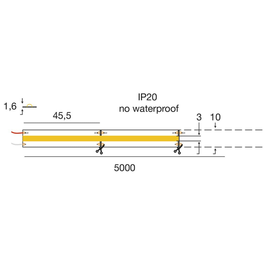 STRIP LED linea continua 15W/m