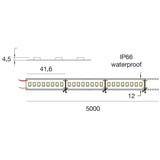 STRIP LED 18 W/m x esterno