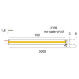 STRIP LED linea continua 8W/m