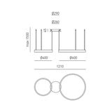 CRISEIDE S/2D Ø60+Ø40 cm